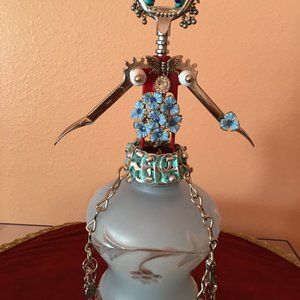 A Figure made with Vintage Jewelry